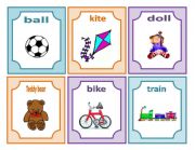 English Worksheet: toys