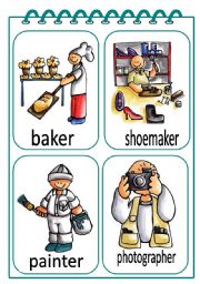 English Worksheet: Job Flash-cards