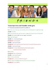 English Worksheet: Funny Friends clip. 