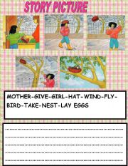 English Worksheet: STORY PICTURES