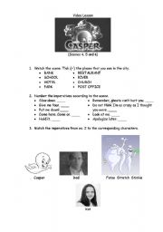 English worksheet: CASPER Video Lesson