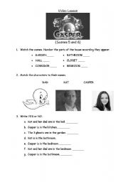 English worksheet: CASPER Video Lesson