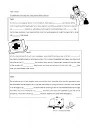 English Worksheet: Health - Prepositions of time : Fill in the blanks 