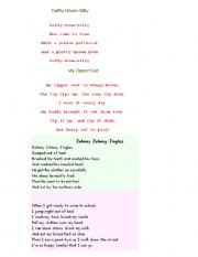 English worksheet: Cloths