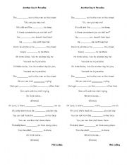 Another Day In Paradise lyrics - ESL worksheet by Adva