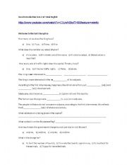 English Worksheet: Exercise sheet for a youtube video on Bhutan