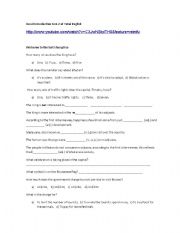 English worksheet: Exercise sheet for a youtube video on Bhutan