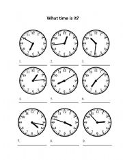 what time is it?