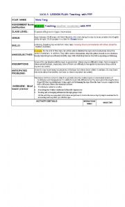 English worksheet: Teaching weather report