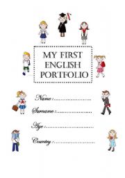 English Worksheet: My First English Portfolio