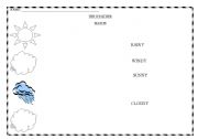English Worksheet: the weather