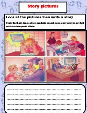 English Worksheet: story pictures