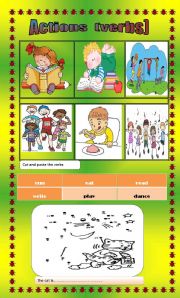 English Worksheet: Daily Actions