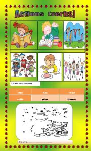 English worksheet: Daily Actions