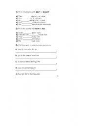 English Worksheet: wh words