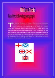 English worksheet: Union Jack