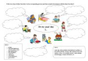 English Worksheet: Present Simple for every day activities