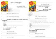 English Worksheet: Africa United 2010 film part 2
