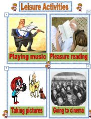 English Worksheet: Leisure activities number 2