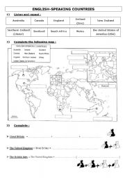 English-speaking countries