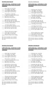 English Worksheet: Sailing by Rod Stewart