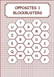 OPPOSITE ADJECTIVES - BLOCKBUSTERS