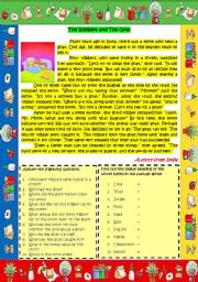 English Worksheet: A story from Asia - India (The Robbers and The Goat)