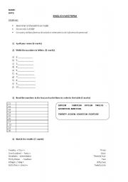 English worksheet: MIDTERM