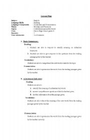 English Worksheet: lesson plan: holiday and vacation