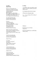 English worksheet: Ka-Ching - Shania Twain