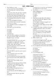 English worksheet: Hoot