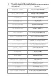 English Worksheet: Suggesting and counter suggesting