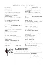 English worksheet: Black Horse and the Cherry Tree