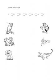 English worksheet: Animals