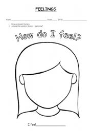 English Worksheet: Feelings