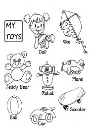 English Worksheet: Toys