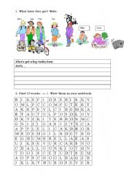 English Worksheet: Toys