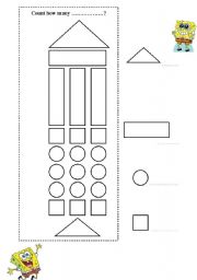 English Worksheet: shapes