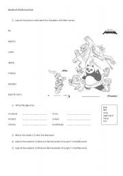 English worksheet: Secrets of The Furious Five