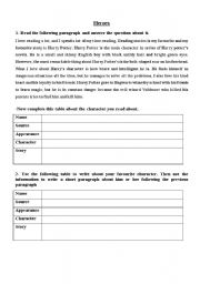 English Worksheet: Hero