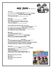 English Worksheet: Hey jude