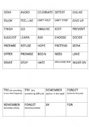 English worksheet: gerund or infinitive