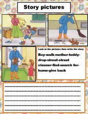 English Worksheet: story pictures