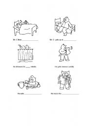 English Worksheet: Mr,Xs Day