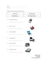 English Worksheet: Negative and Positive Response 
