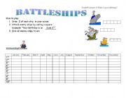 English Worksheet: Battleships