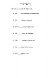 English worksheet: is/are