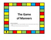 English Worksheet: Game of Manners