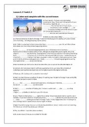 English Worksheet: UNIT 1-LANGUAGE LEADER ADVANCED 1.3