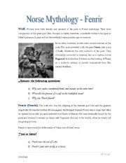 Norse Mythology - Fenrir